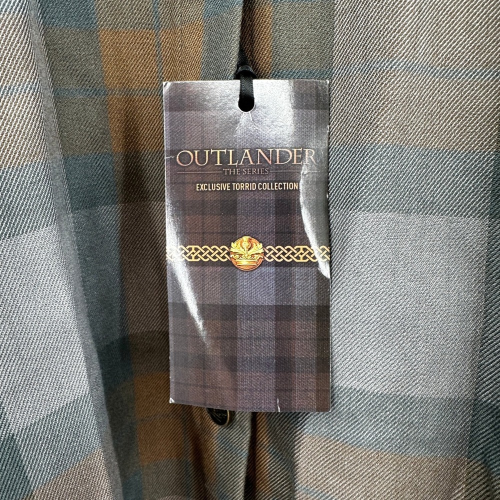 Torrid Outlander Fraser Tartan Plaid Skater Mini Skirt Large Grunge Cosplay - Picture 2 of 9